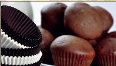 Mini Chocolate Cupcakes ~ Individual