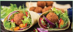 Falafel Pita Wrap ~ Individual
