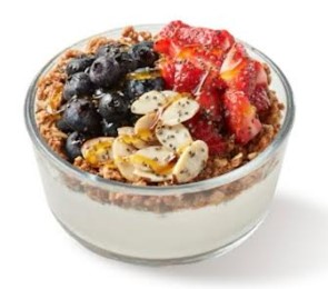 Mixed Berry Greek Yogurt Bowl ~ Individual