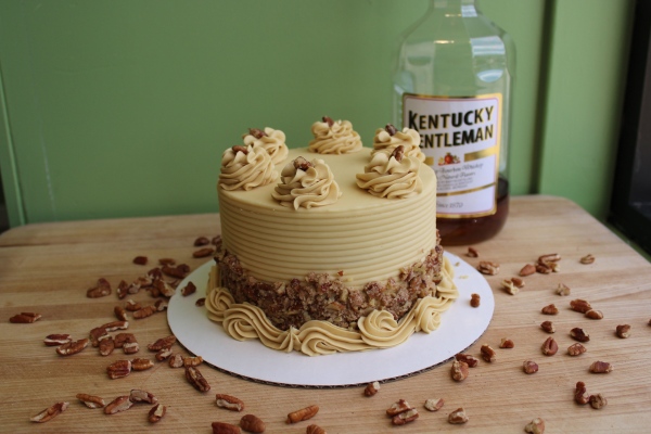 Bourbon Pecan Cake ~ 6" Round