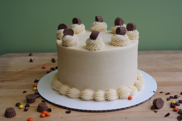 Chocolate Peanut Butter Cake ~ 6" Round