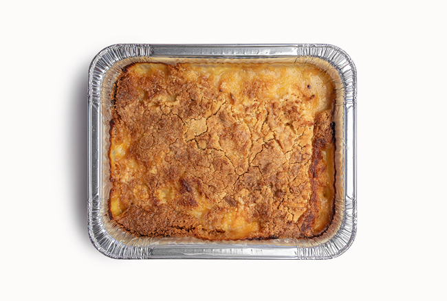 Peach Cobbler Tray