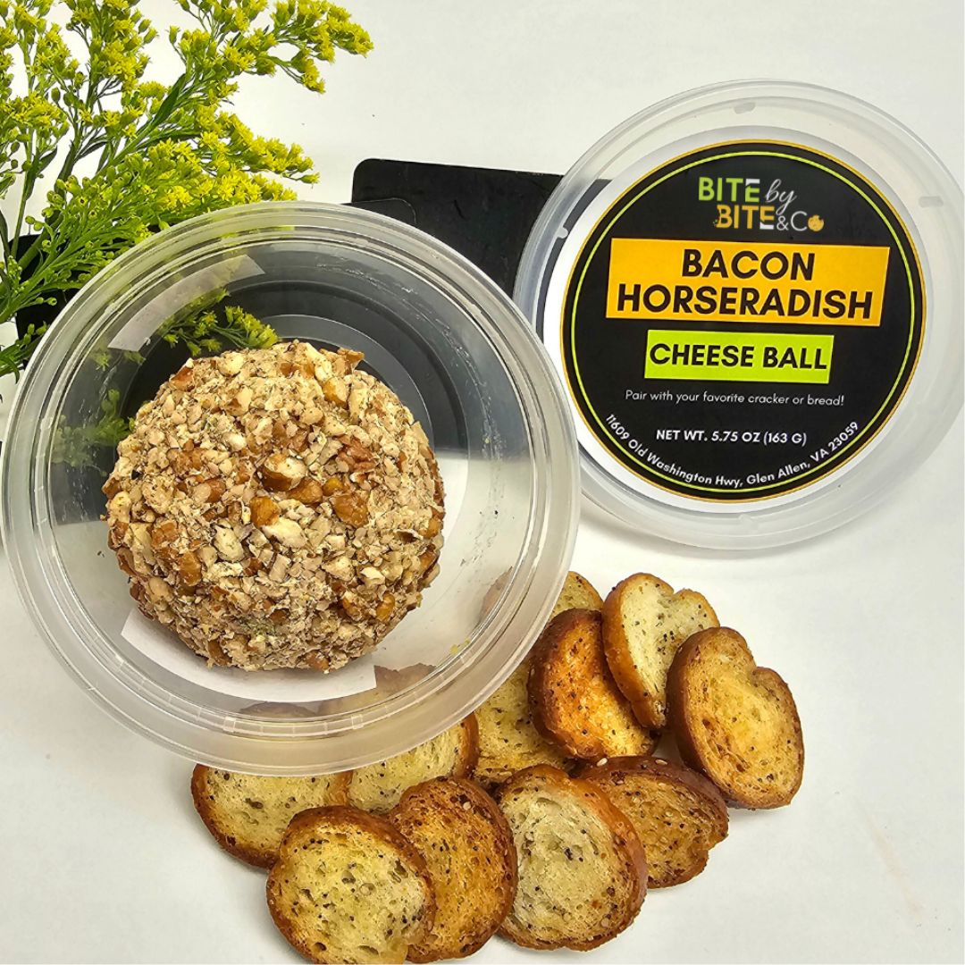 Bacon Horseradish Cheese Ball ~ 12 oz