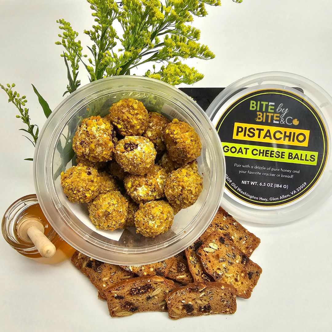 Pistachio Goat Cheese Balls