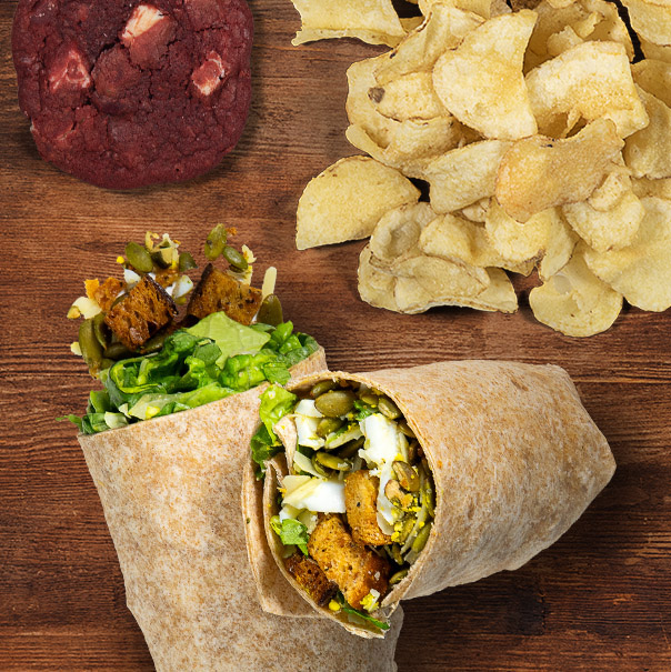 Caesar Wrap Boxed Lunch for 10