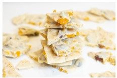 Turkish Apricot Pistachio Bark ~ 1 oz Grab & Go