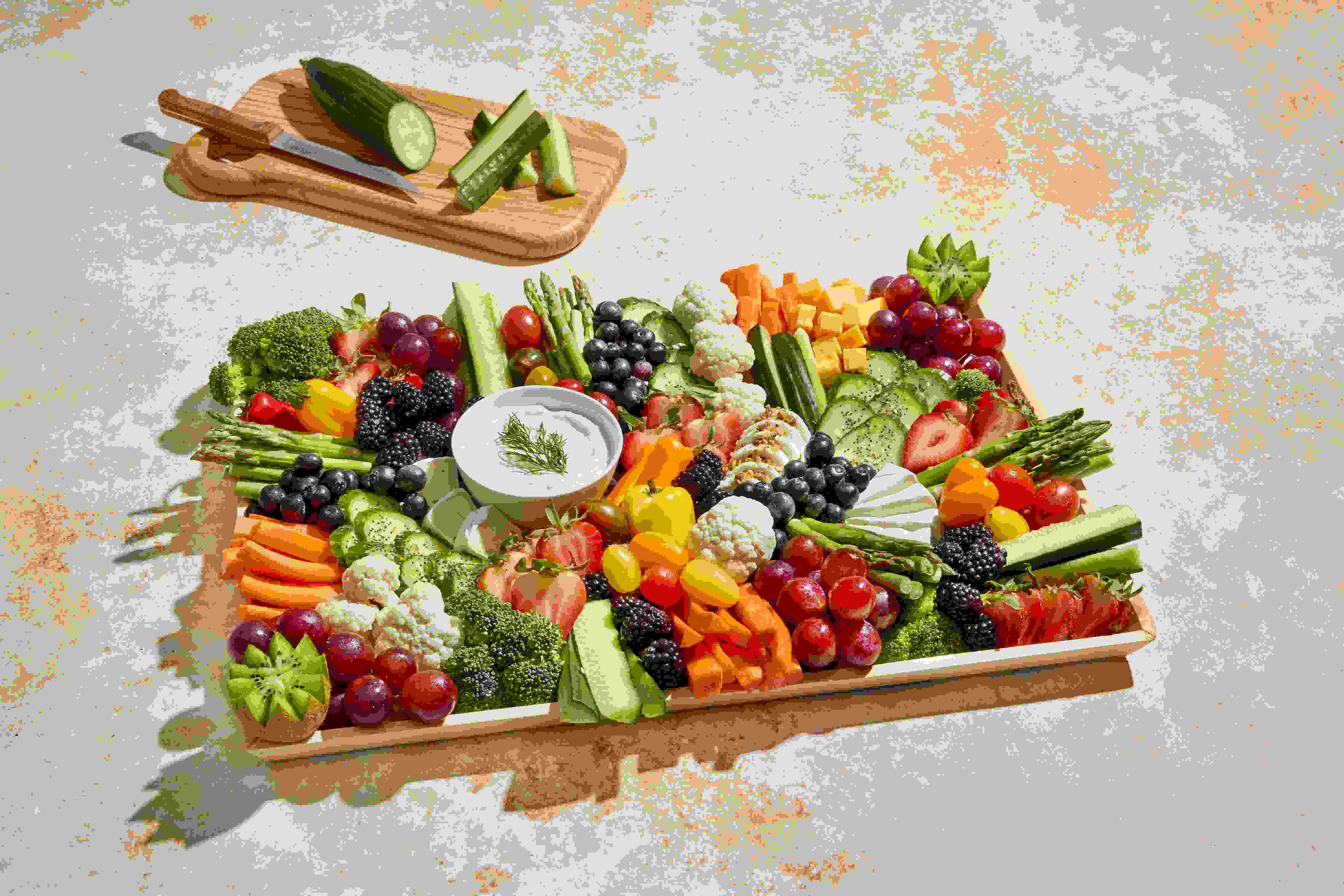 Fruit, Veggie & Cheese Board ~ Medium