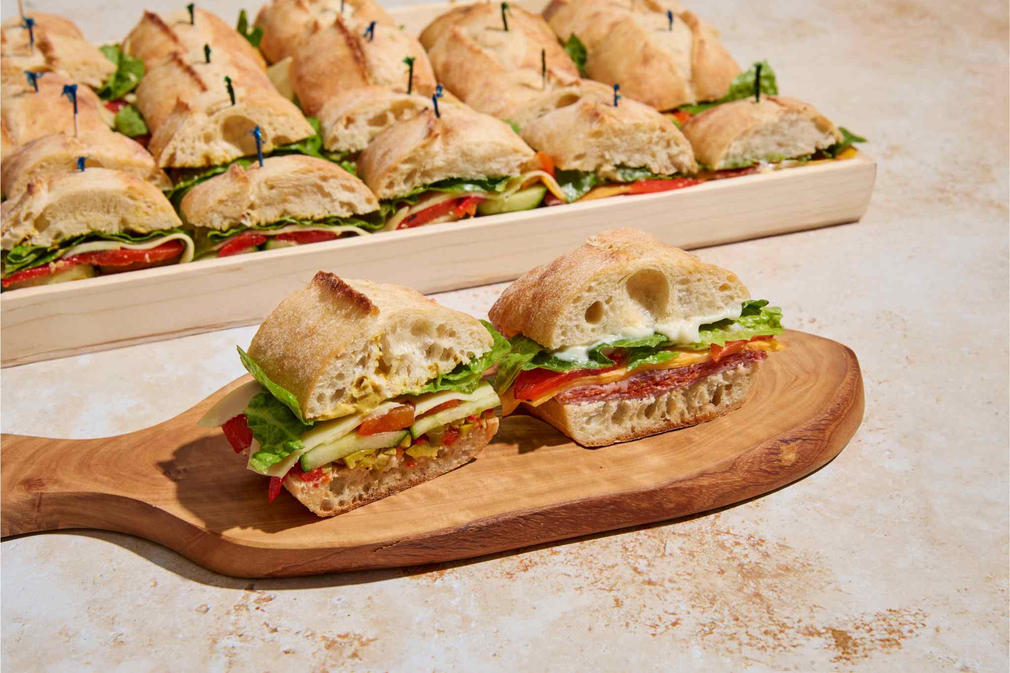 Italian & Vegetarian Sandwich Platter