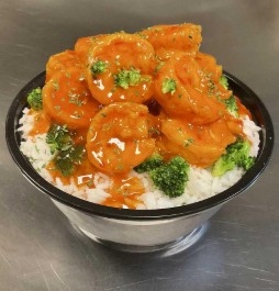 Sweet Chili Mango Shrimp Buffet