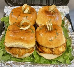 Mini Crab Cake Sliders Tray
