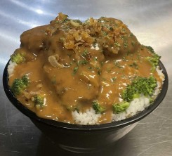 Smothered Mini Beef Patties Buffet