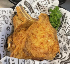 Fried Pork Chops Tray