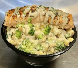Salmon Parmesan Alfredo Buffet