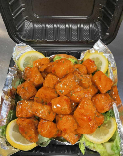Grilled Salmon Bites Tray