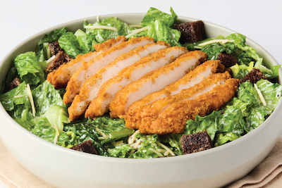 Crispy Chicken Caesar Salad