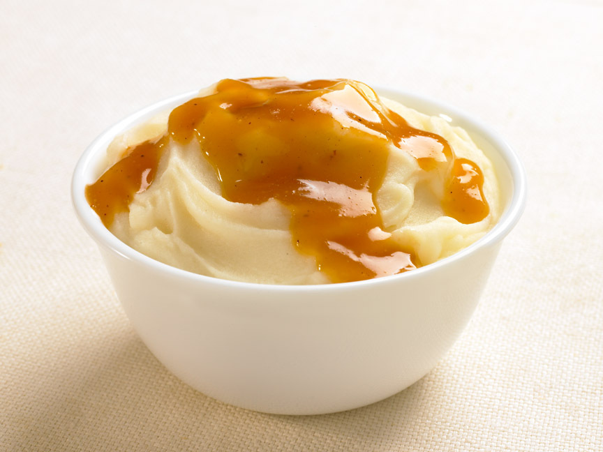 Mashed Potatoes with Gravy ~ Small