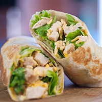 Grilled Chicken Wrap Platter [Cal 705]