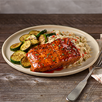 Hickory Bourbon Salmon