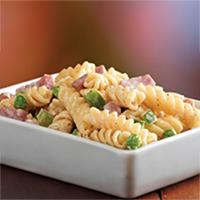 Ham & Pea Pasta Salad [Cal 178]