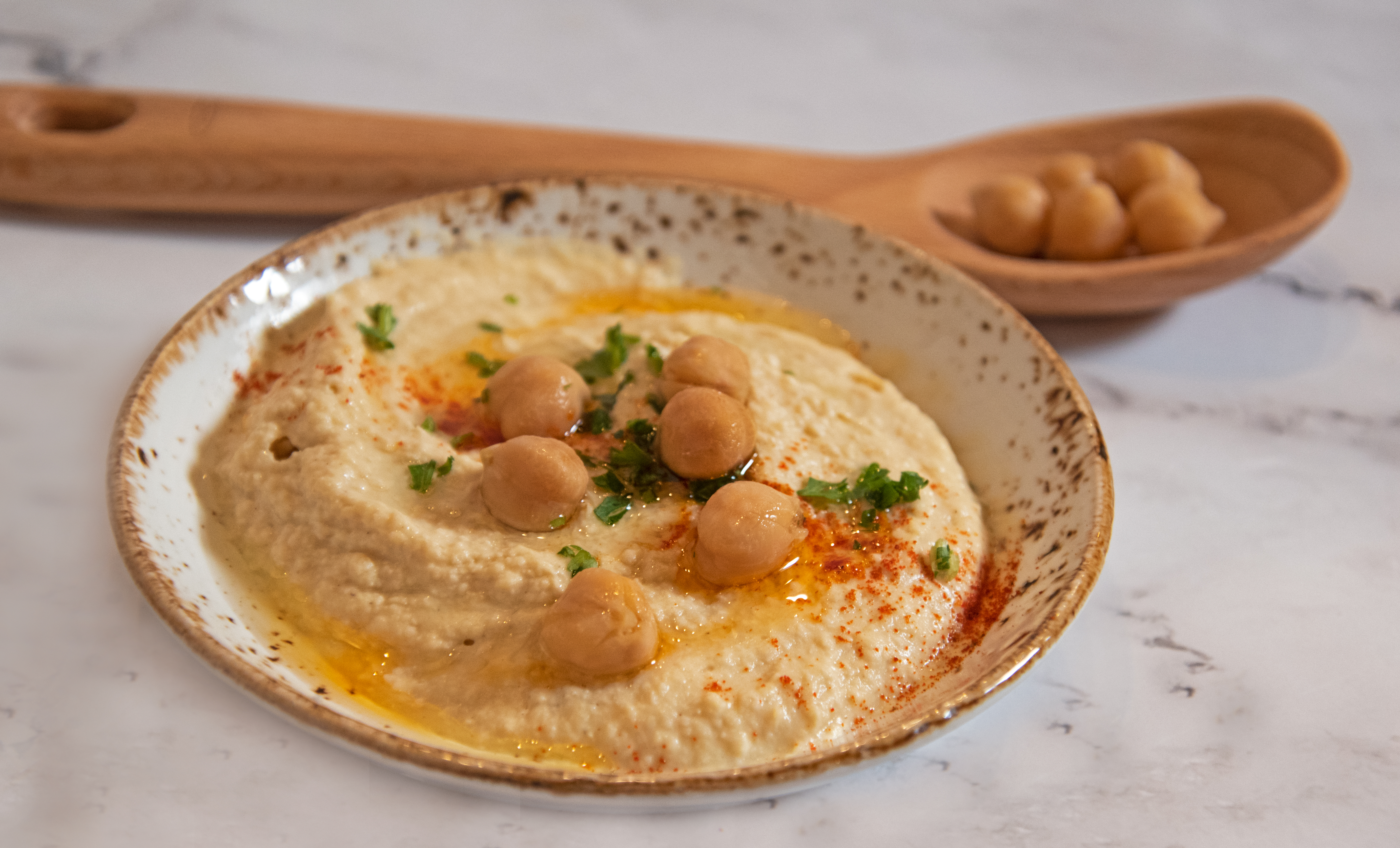 Hummus with Pita ~ Half Tray