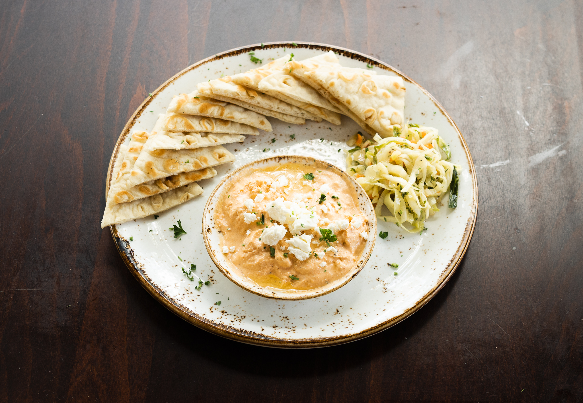 Kopanisti with Pita ~ Half Tray